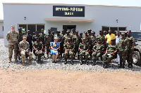 U.S Ambassador to Ghana  Stephanie S. Sullivan pictured at the Bundase Training Camp