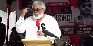 Former President Jerry John Rawlings