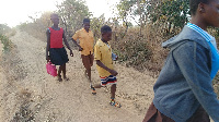 More than 30 pupils from Tanvieli have to trek about 4 kilometers daily to school