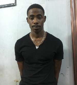 The suspect, Abdul Rashid Meizongo was arrested at the West Hills Mall