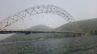 A photo of the Adomi bridge