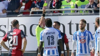 Muntari angrily confronted Cagliari fans, shouting: 'This is my colour'