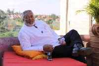 Former President Jerry John Rawlings