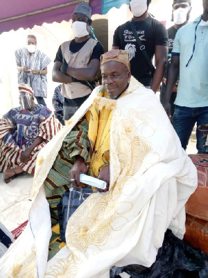 Paramount Chief of the Kong Traditional area Kongwura Jinkurige Adamu Seidu