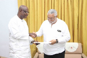 Kojo Bonsu sent his notification of intent to the General-Secretary of NDC yesterday