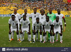 Black Stars Team Photo The Ivory Coast V Ghana In The 3rd Place Match BDNTD7