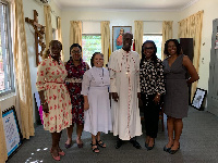 Archbishop Kwofie, others after the launch