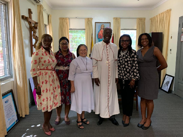 Archbishop Kwofie, others after the launch