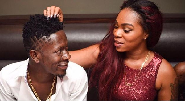 Shatta Wale and baby mama Michy