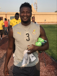 General Captain of the Black Stars Asamoah Gyan