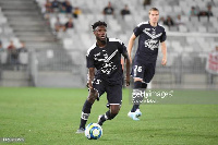 Enock Kwateng of Bordeaux during the friendly match between Bordeaux and Genoa