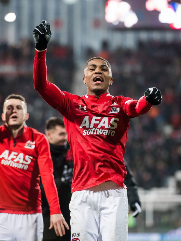 AZ Alkmaar forward Myron Boadu