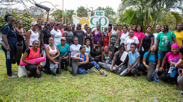 Some participants at the wellness meet-up