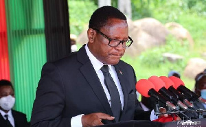 Malawi's president, Lazarus Chakwera