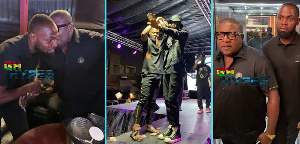 Rev. Obofour captured in some scenes at the All-Black party