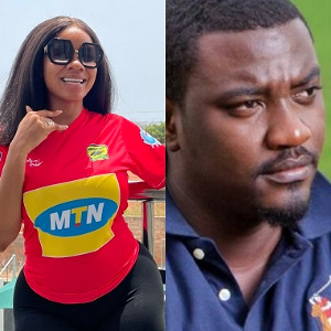 Broadcast Journalist, Serwaa Amihere and actor John Dumelo