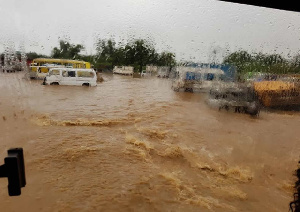 Parts of Accra flood again