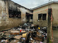 How the dormitory looks after the fire