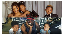 The Peter Okoye family