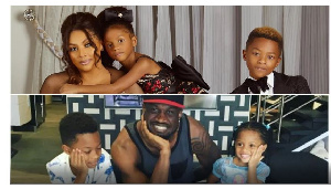 The Peter Okoye family