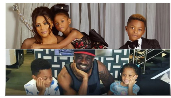 The Peter Okoye family