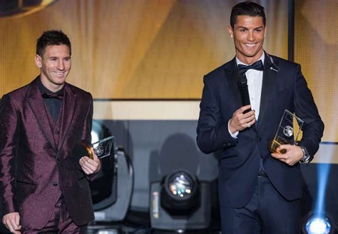 Lionel Messi and Cristiano Ronaldo