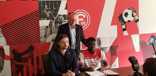 Ofori joined Dusseldorf on from Right to Dream