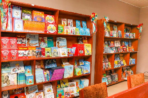 A file photo of books in a library