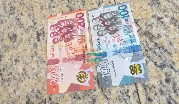 The new cedi notes