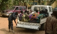 File photo: Illegal Miners arrested by Operation Vanguard Taskforce