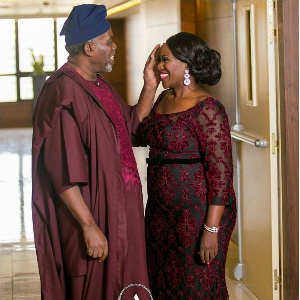 Olu Jacobs and Joke Silva