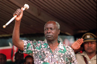 Daniel arap Moi, longest-serving president of Kenya