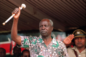 Kenya's President Daniel Arap Moi