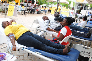 Some MTN Staff Donated Blood During The Previous Exercises In Accra