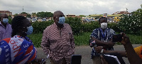 Mr Boakye Agyarko's visit to the polling centre to cast his vote this morning