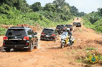 A number of roads in Volta region are in deplorable states