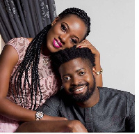 Basketmouth and wife, Elsie Okpocha