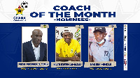 Coach of the Month nominees