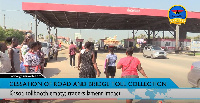 The Kasoa tollbooth is now without the usual heavy traffic