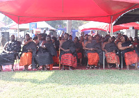 Funeral rites of Nana Afia Kobi Serwaa Ampem II, Asantehemaa. Photo credit: Manhyia Palace/Twitter