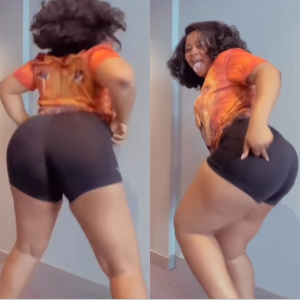 Kisa Gbekle twerks for netizens