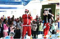 The party was attended by more than 300 children