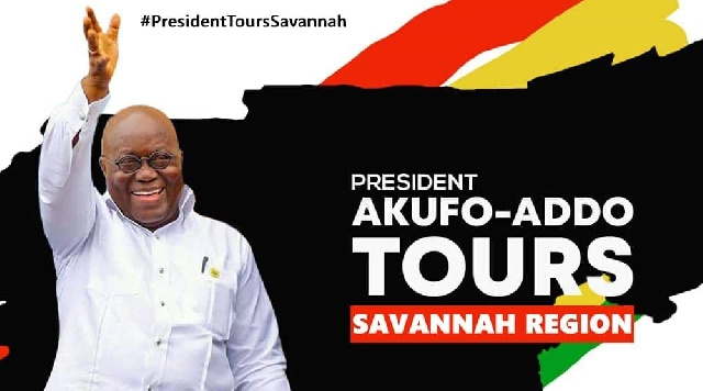 Akufo-Addo recently toured the region