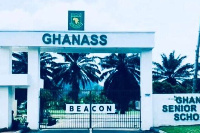 Main gate of GHANASS, whose headteacher is among those interdicted | File photo