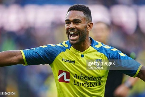 Kevin Mensah scored for  Brondby  over the weekend