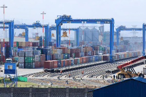 About 200 out of the 1,300 containers hauled daily from the Mombasa port, | NATION MEDIA GROUP