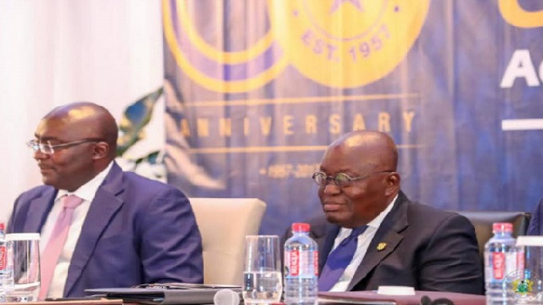 President Nana Addo Dankwa Akufo-Addo with his Vice, Dr. Mahamudu Bawumia