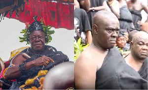 Photos of the Asantehene and the Dormaahene on Thursday, November 23, 2023