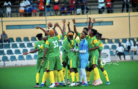 Akatsi All Stars ahead of their game against Hearts of Lions at the WAFA Park in Sogakofe