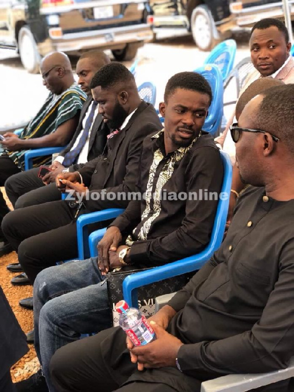 CEO of Zylofon Media, Nana Appiah Mensah with his team